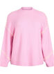 Jumper with decorative stitching, Pink, Packshot image number 0