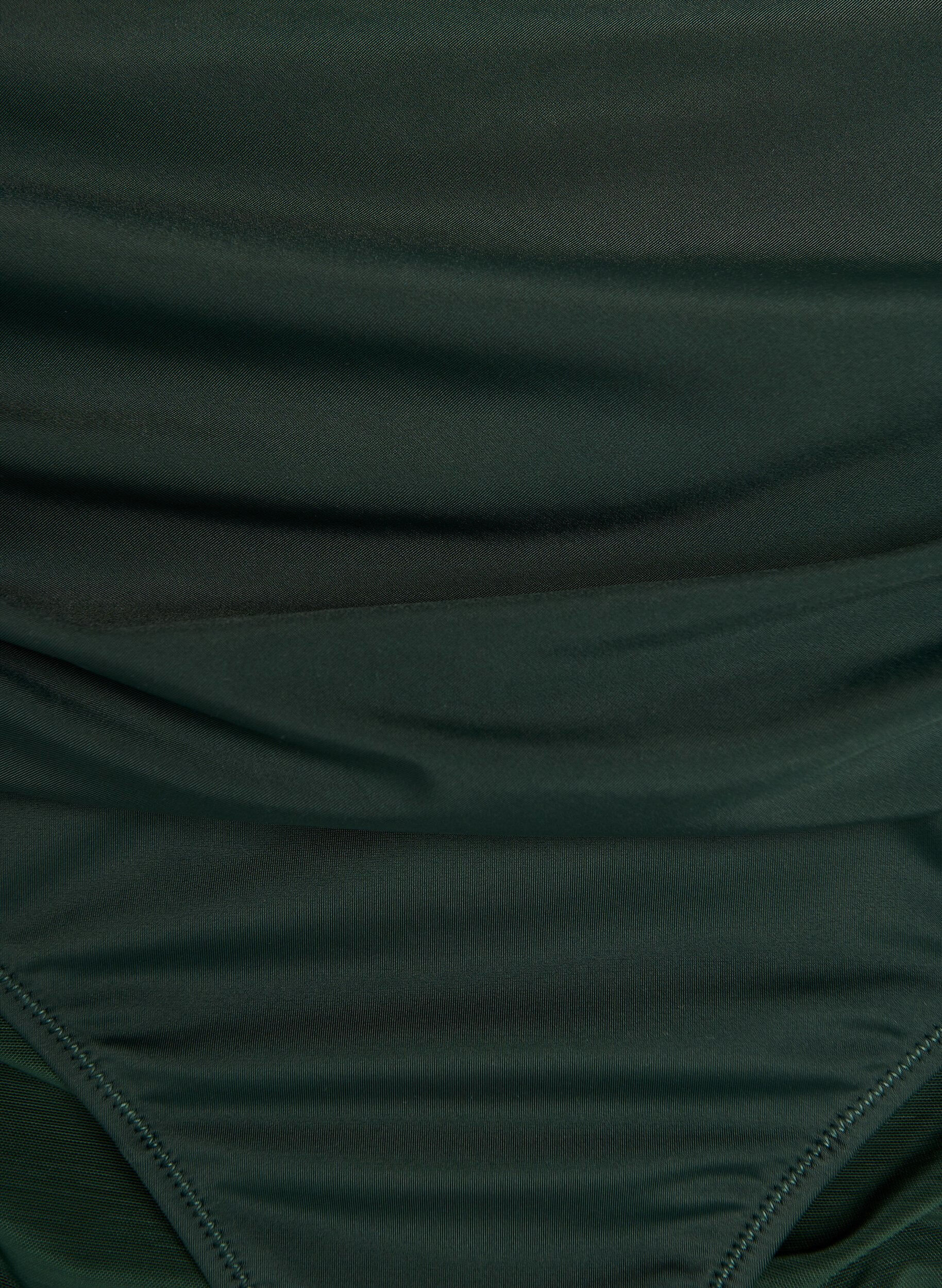 Zizzifashion High-waisted bikini briefs with draping, Green, Packshot image number 2