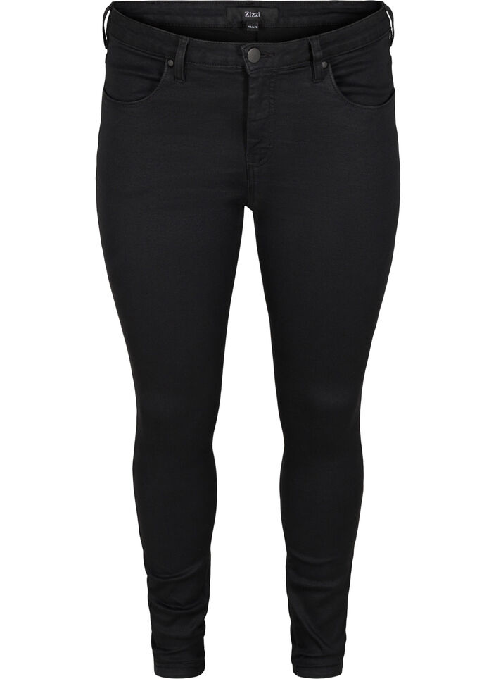 Super slim Amy jeans with high waist, Black, Packshot image number 0