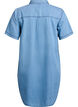 Denim shirt dress with short sleeves, Light Blue, Packshot image number 1