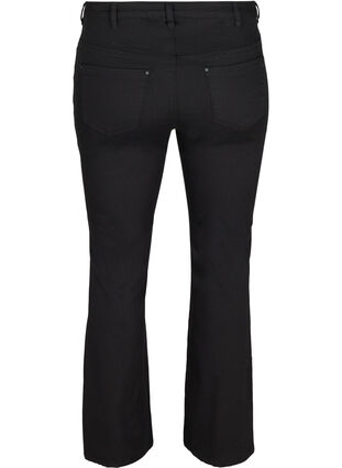 Ellen bootcut jeans with a high waist, Black, Packshot image number 1