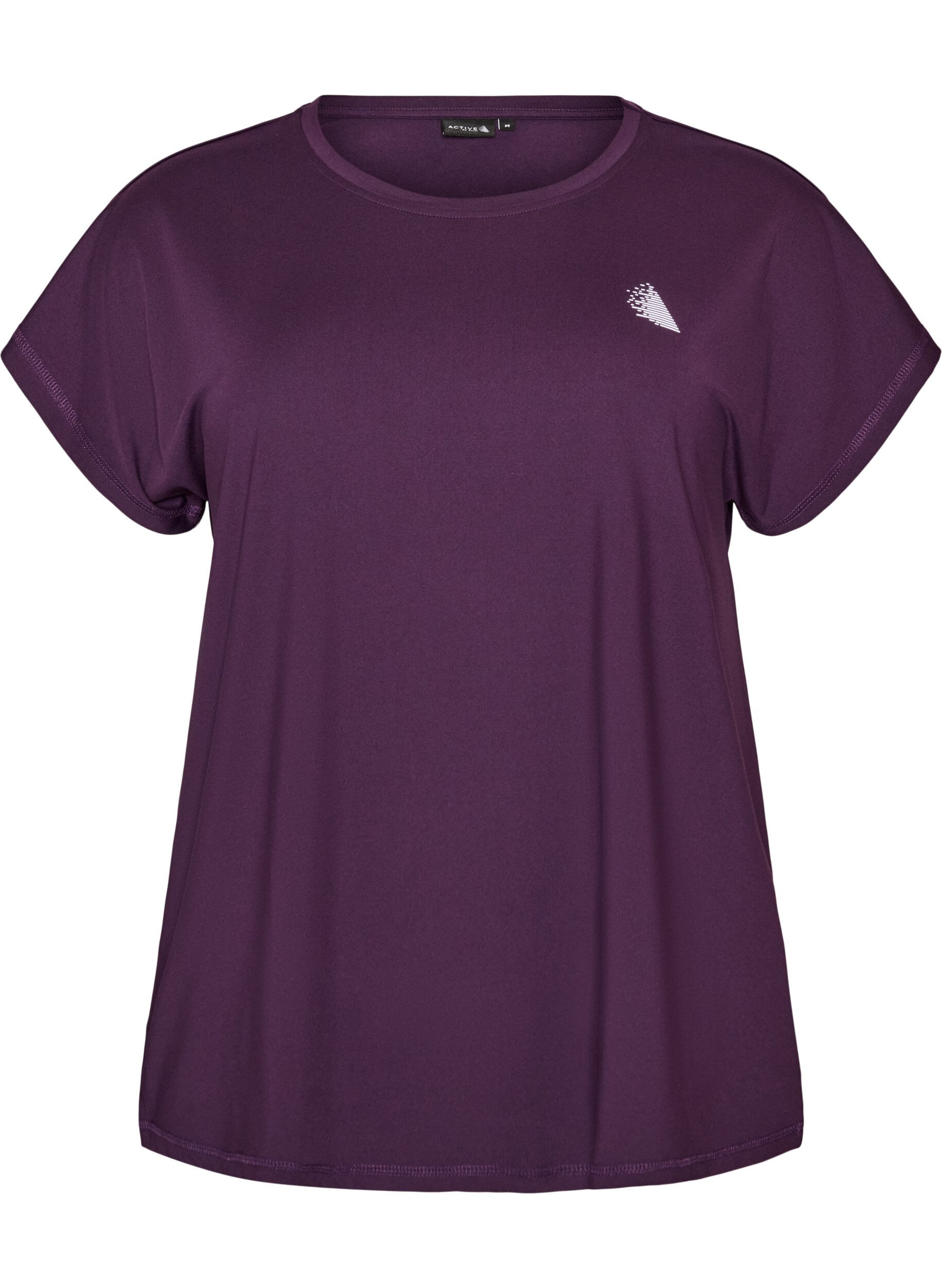 Solid-coloured training T-shirt