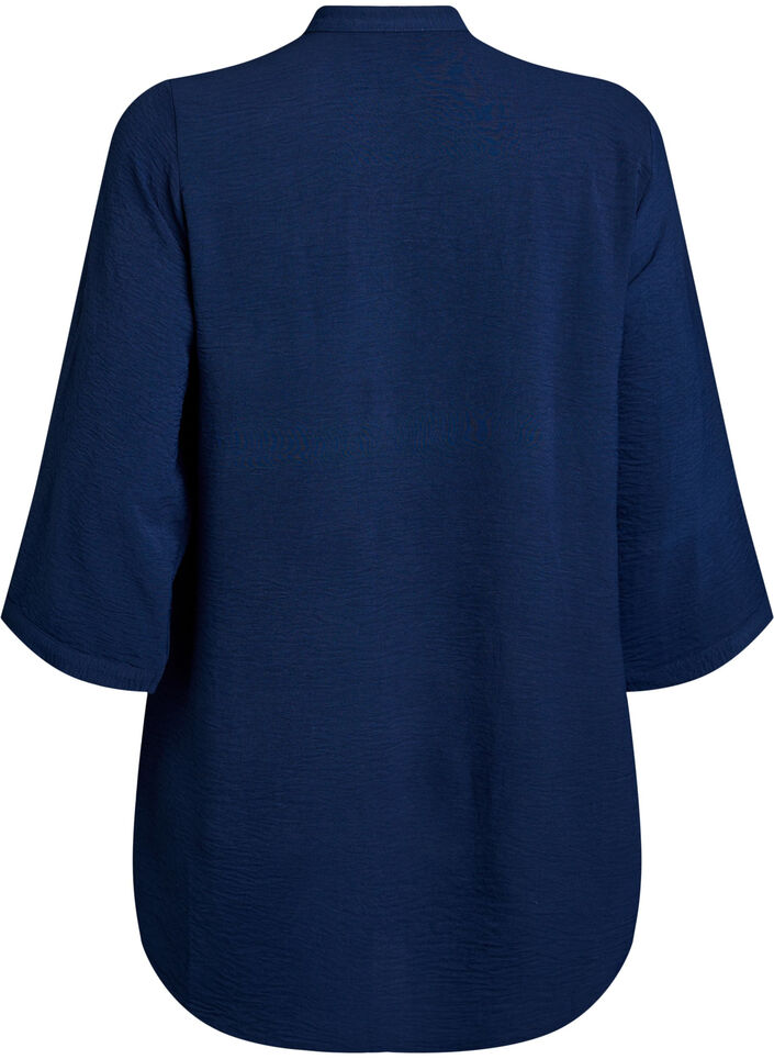 FLASH - Tunic with 3/4 sleeves, Blue, Packshot image number 1