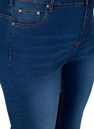 Bootcut Ellen jeans with a high waist, Blue denim, Packshot image number 2