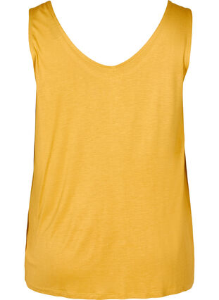 Viscose top with buttons, Golden Yellow, Packshot image number 1