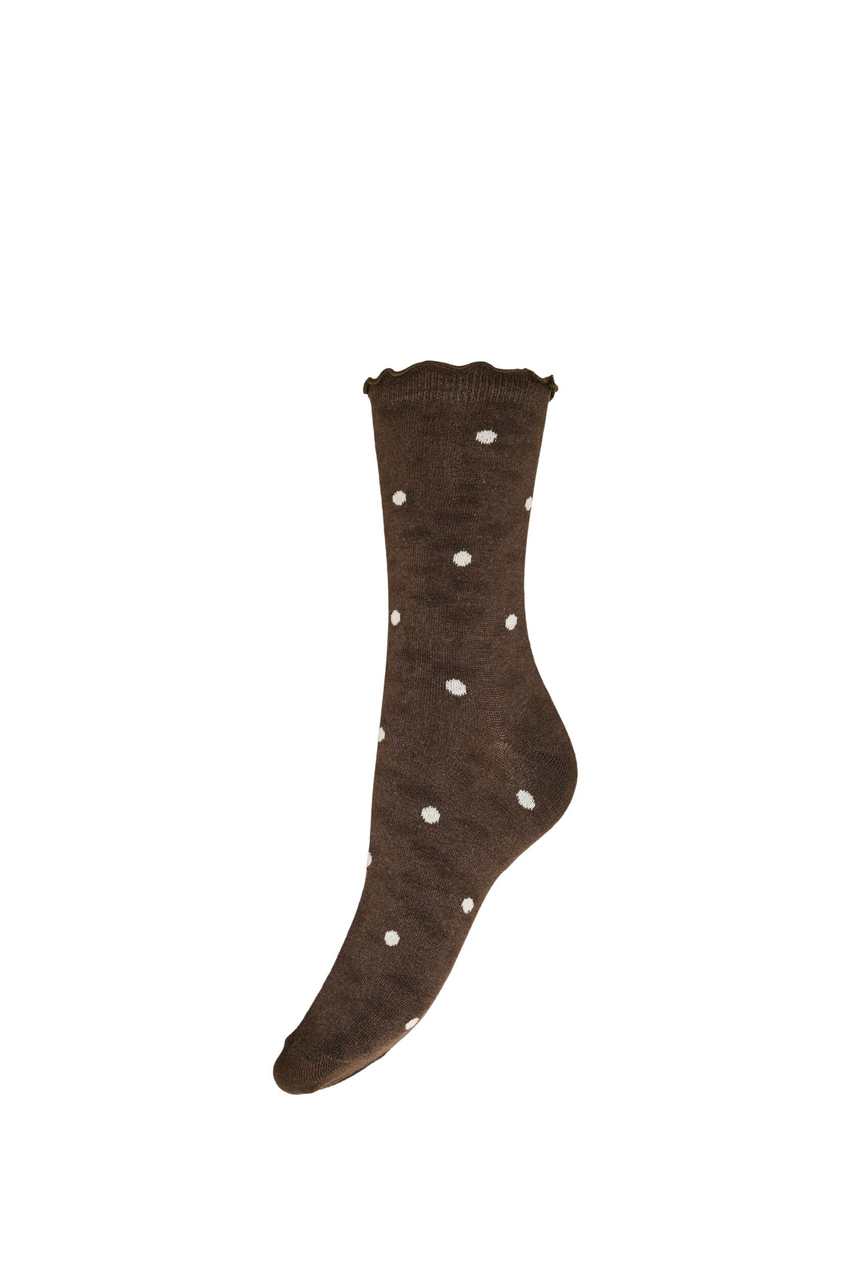 ZizzifashionCotton socks with patterns, Brown, Packshot image number 0