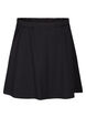 Skater skirt in viscose, Black, Packshot image number 0