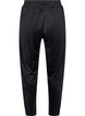 Loose velour trousers, Black, Packshot image number 1
