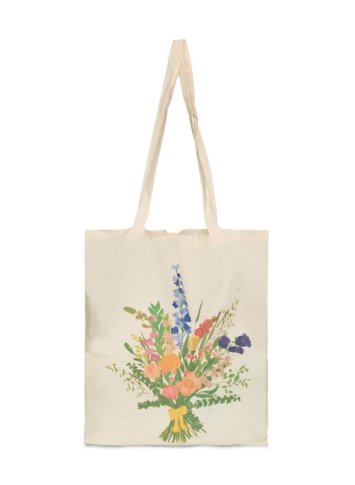 Tote bag with print, Green, Packshot image number 0