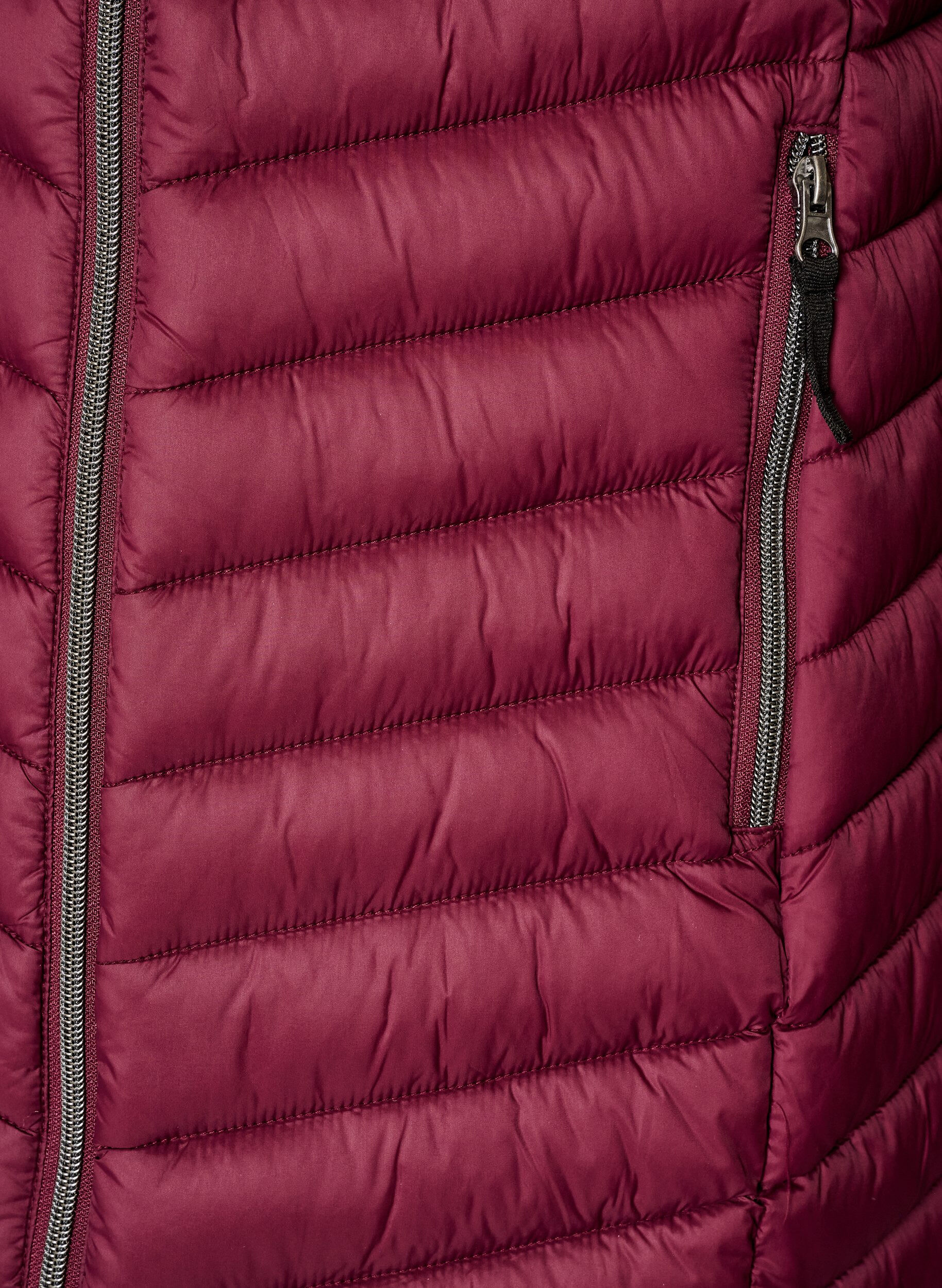 ZizzifashionLightweight jacket with pockets and detachable hood, Red, Packshot image number 3