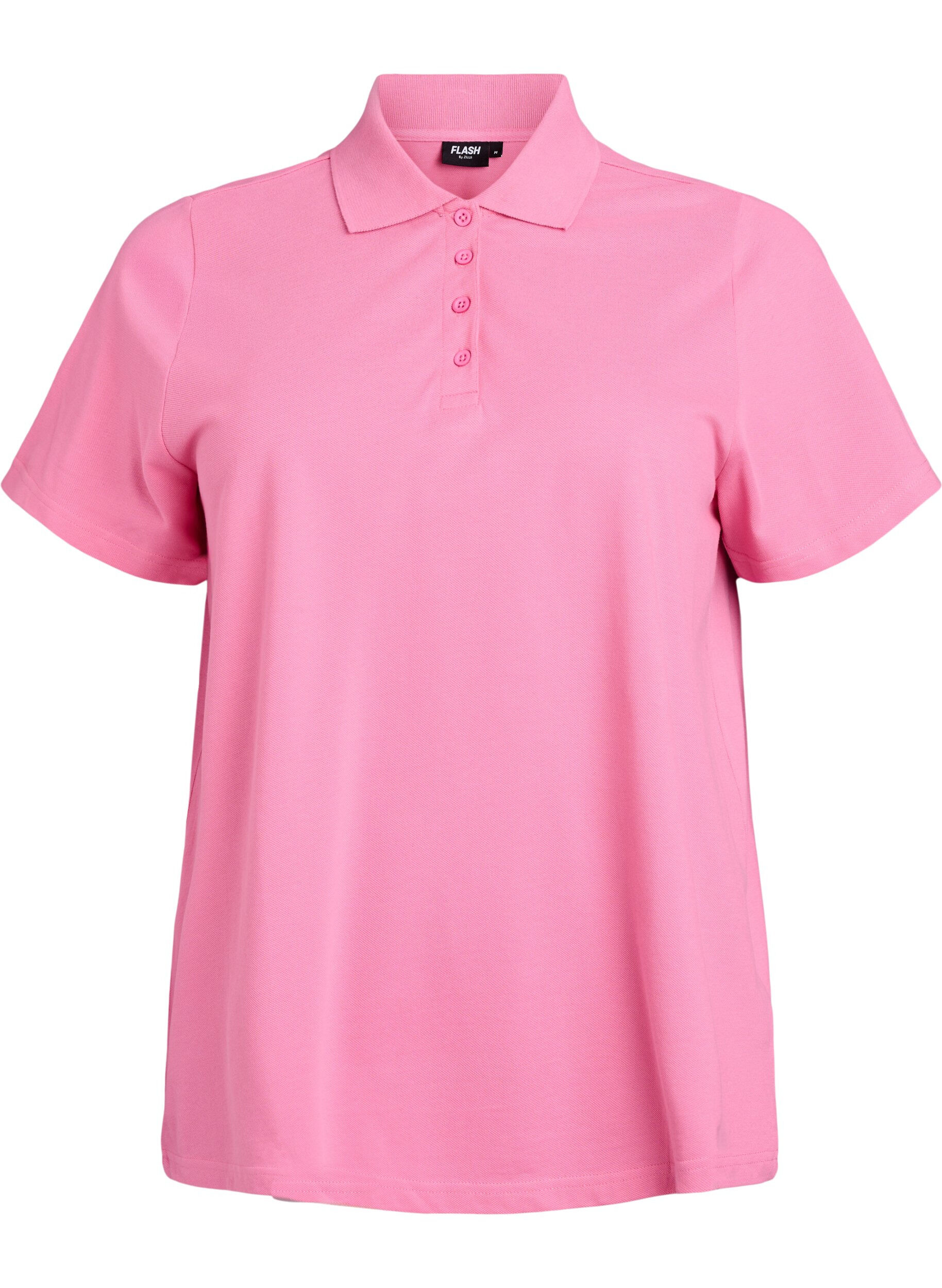 Zizzifashion FLASH - Polo shirt with short sleeves, Pink, Packshot image number 0