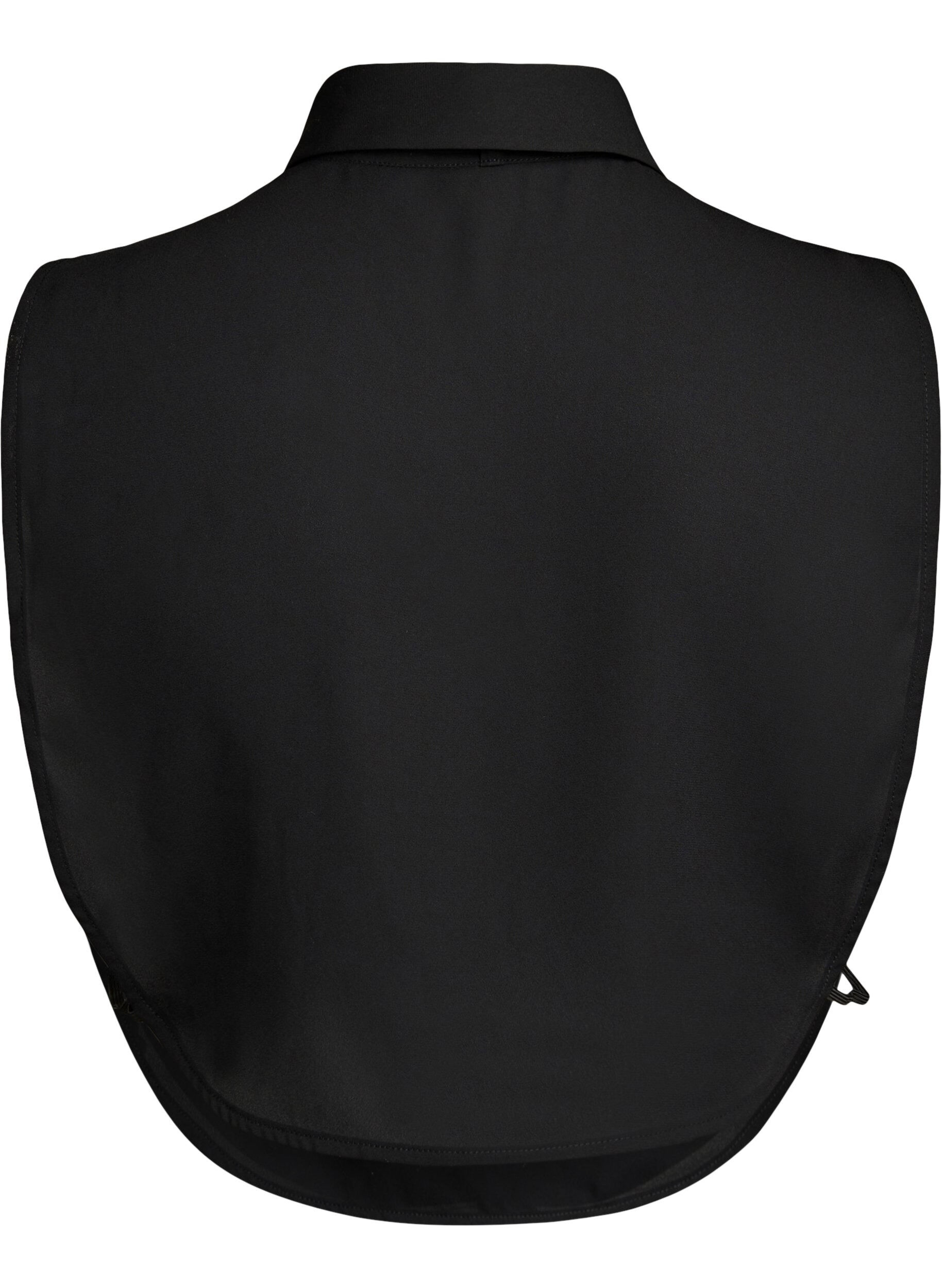 Zizzifashion Collar insert with a detachable tie, Black, Packshot image number 1