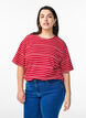 Striped T-shirt, Red, Model image number 0