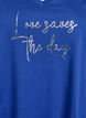 Organic cotton nightgown with v-neck, , Packshot image number 2