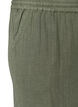 Loose cotton muslin shorts with a high waist, Green, Packshot image number 2