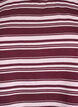 Boxy T-shirt with striped pattern, Red, Packshot image number 2