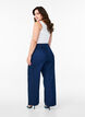 High-waisted wide leg jeans, Blue, Model image number 1