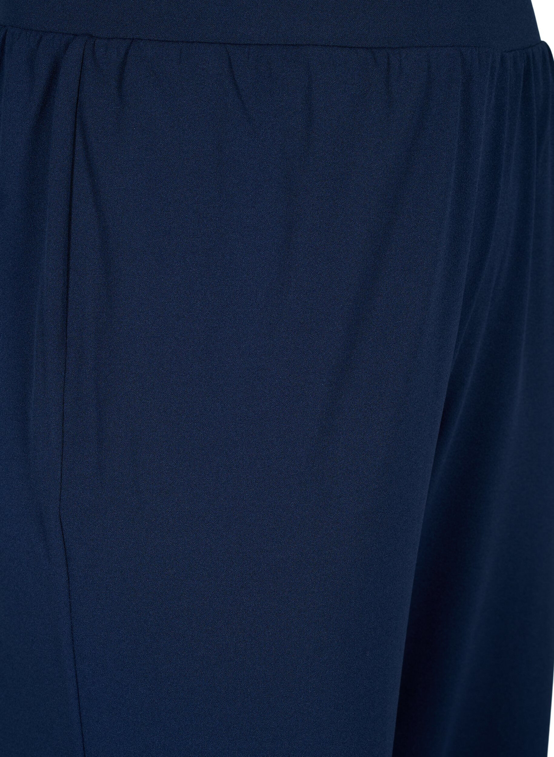 Zizzifashion Trousers with straight fit, Blue, Packshot image number 2