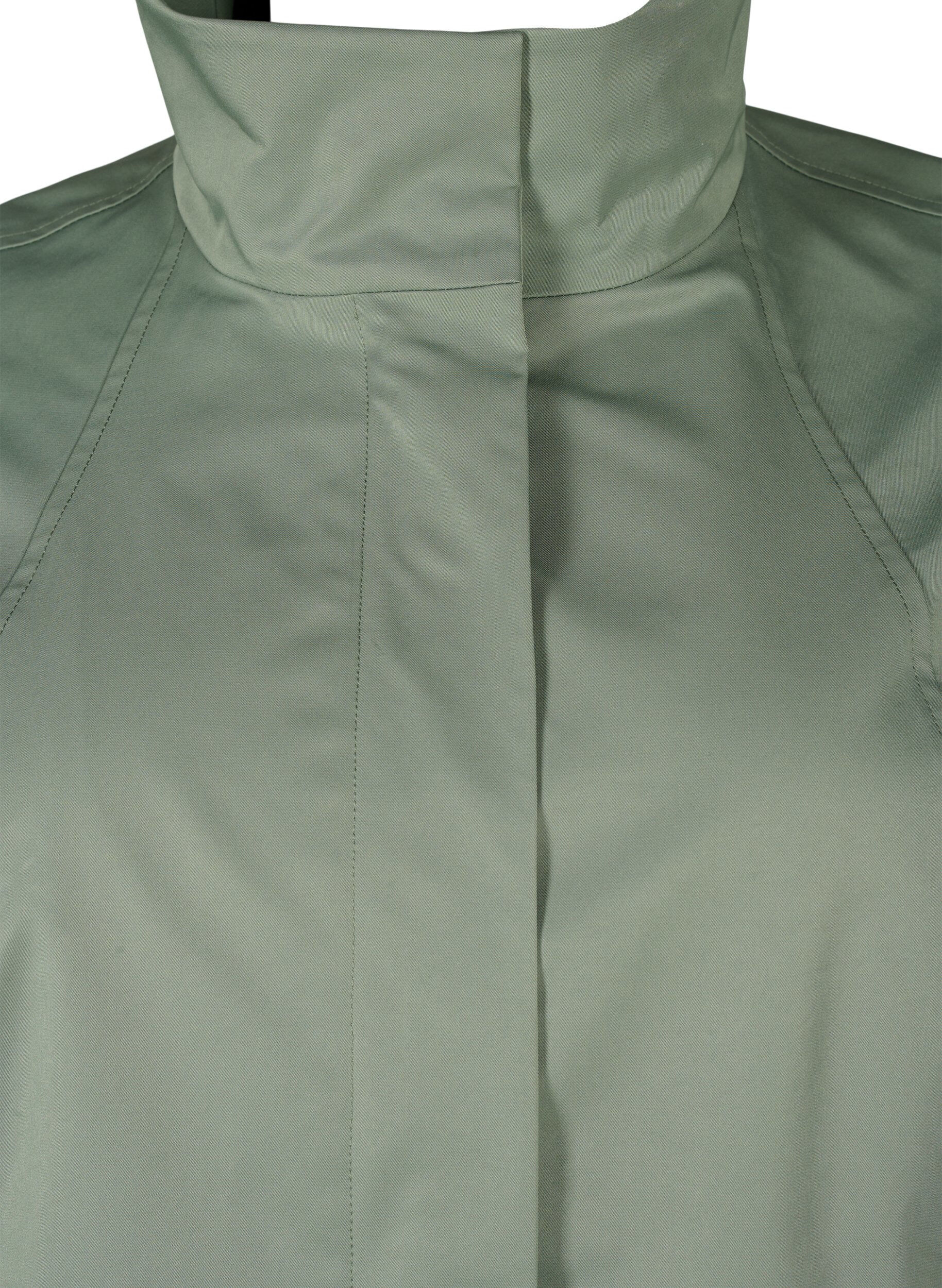 Zizzifashion Jacket with pockets and high collar, Green, Packshot image number 2