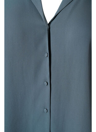 V-neck shirt with button fastening, Balsam Green, Packshot image number 2