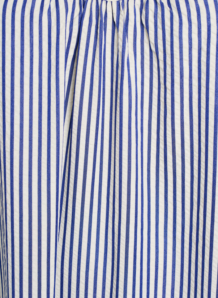Summer dress with stripes and A-line shape, Blue, Packshot image number 2