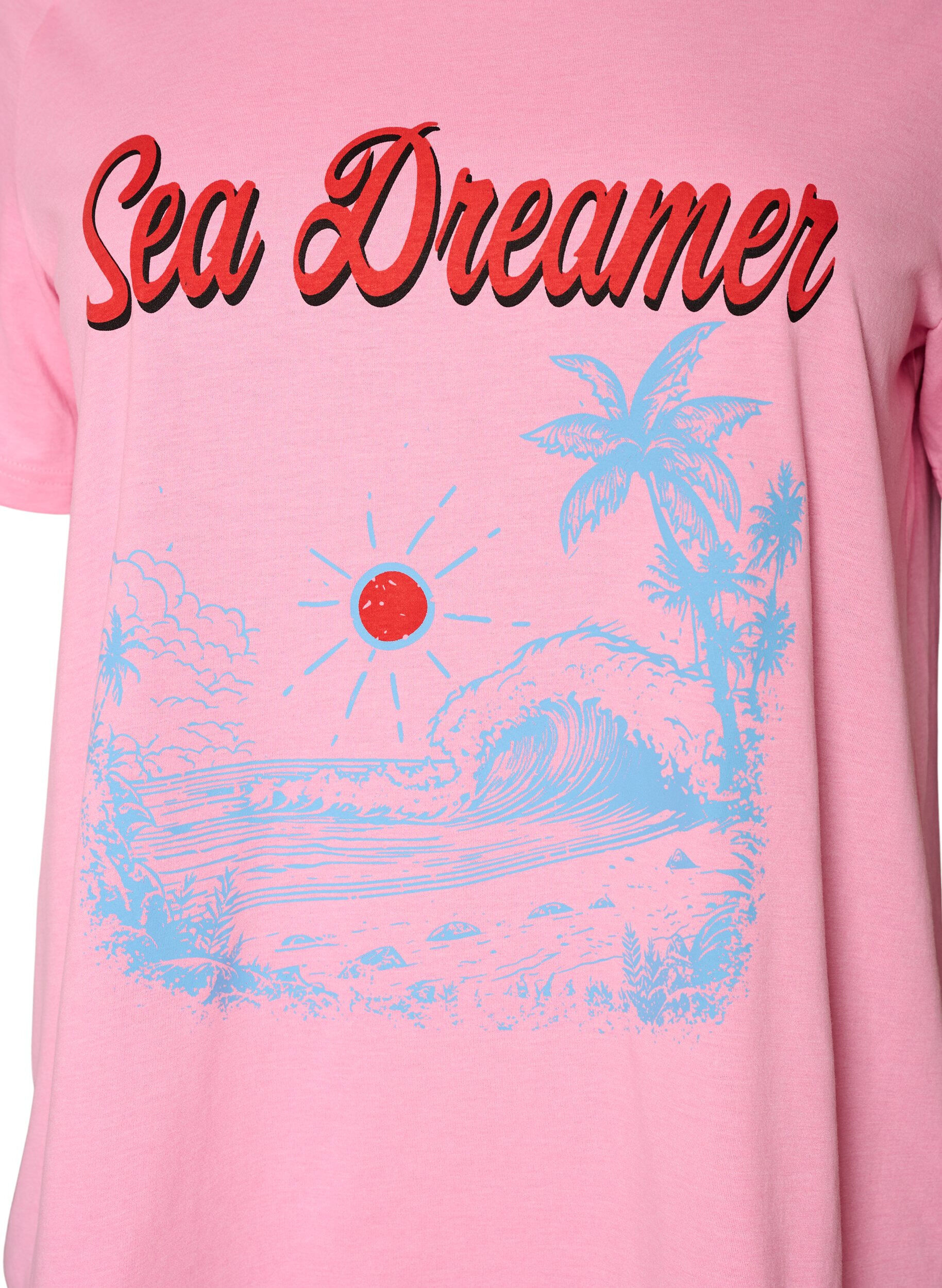 ZizzifashionT-shirt with motif, Rose, Packshot image number 2