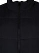 Long vest with high collar and pockets, Black, Packshot image number 2