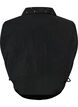 Collar insert with rhinestones and buttons, Black, Packshot image number 1
