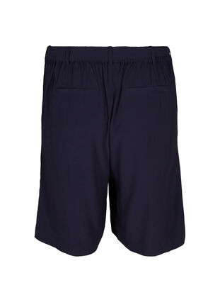 Long shorts in viscose, Night Sky, Packshot image number 1