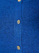 Cardigan in soft knit with gold-coloured buttons, Turquoise, Packshot image number 2