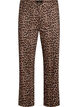 Leopard jeans with regular waist, Brown, Packshot image number 0
