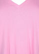 FLASH - T-shirt with v-neck, Begonia Pink, Packshot image number 2