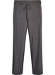 Tailored trousers with creases and a tie-belt, Dark Grey, Packshot image number 0