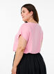 Loose t-shirt with round neck, Pink, Model image number 2