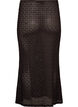 Maxi skirt with eyelet pattern, Black, Packshot image number 1
