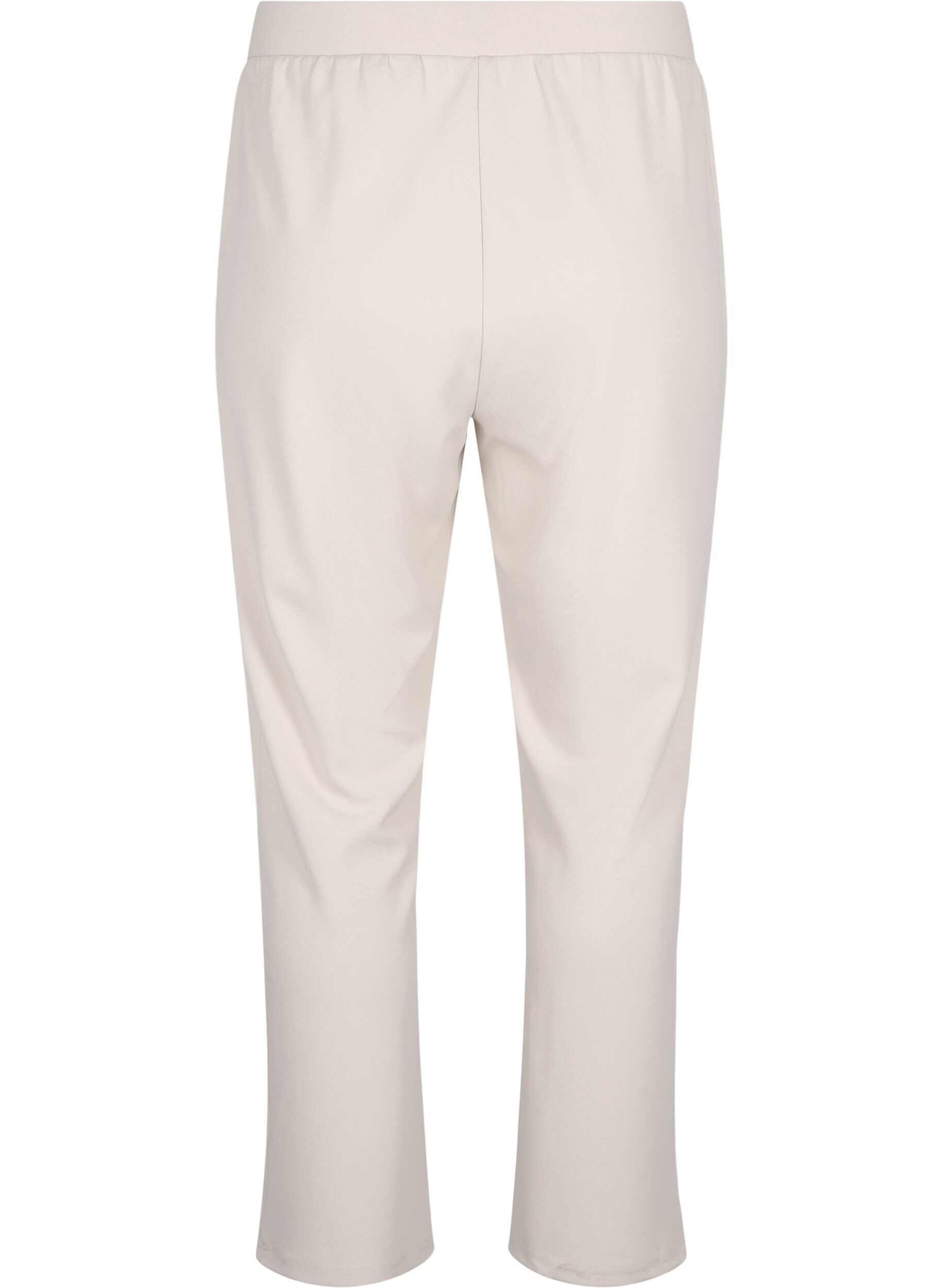 Zizzifashion Trousers with straight fit, Beige, Packshot image number 1