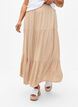 Long skirt with elasticated waist, Beige, Model image number 2
