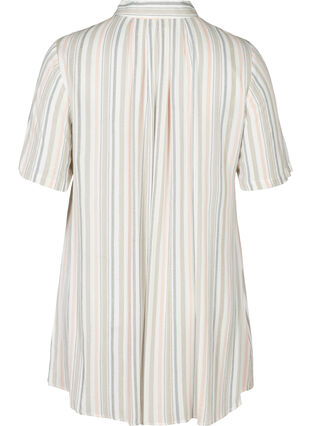 Short-sleeved striped tunic, Striped As ss, Packshot image number 1