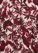 Floral blouse with short sleeves, Red, Packshot image number 2