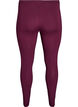 Basic leggings in viscose, Dark Bordeaux, Packshot image number 1