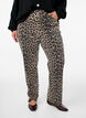 Regular fit jeans with zebra print, Brown, Model image number 2