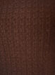 Midi dress with a wavy texture and long sleeves, Brown, Packshot image number 2