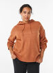 Knitted hoodie, Orange, Model image number 0
