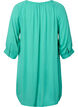 Viscose tunic with 3/4 sleeves, Turquoise, Packshot image number 1