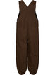 Dungarees with balloon effect and adjustable straps, Brown, Packshot image number 1