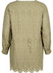 Cotton tunic with broderie anglaise, Coriander, Packshot image number 1