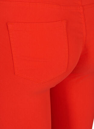Slim fit trousers with pockets, Flame Scarlet, Packshot image number 3