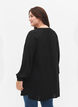 Long-sleeved tunic with smock, Black, Model image number 1