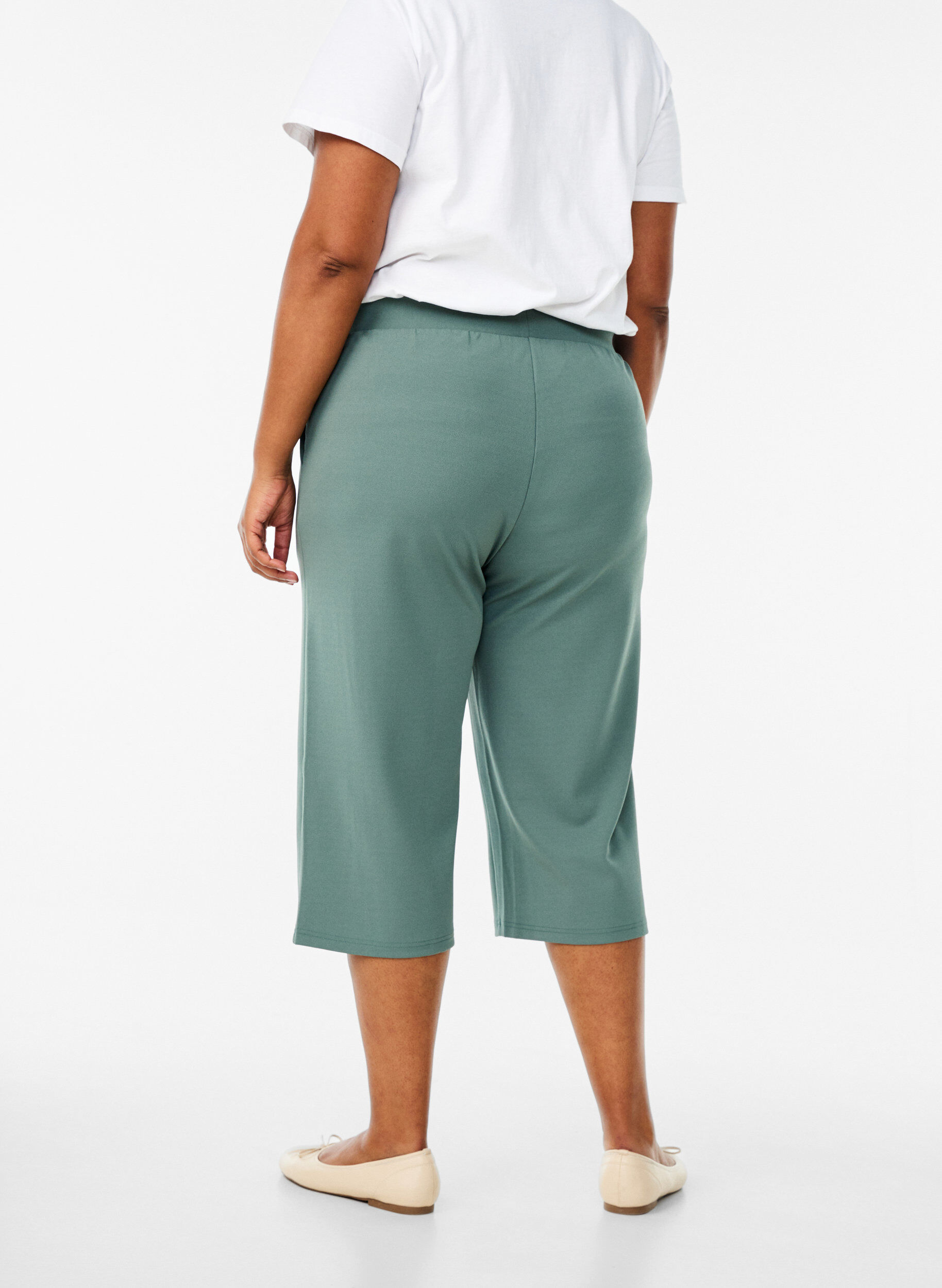 Zizzifashion FLASH - High-waisted knickers with a loose fit, Green, Model image number 1