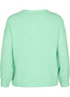 Long-sleeved knitted jumper with wool and a round neck, Light G. Green Mel., Packshot image number 1